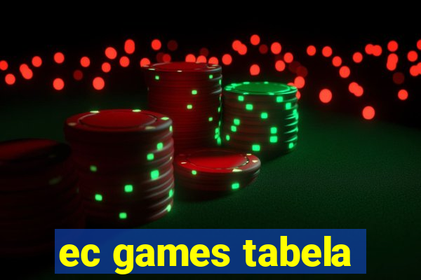 ec games tabela
